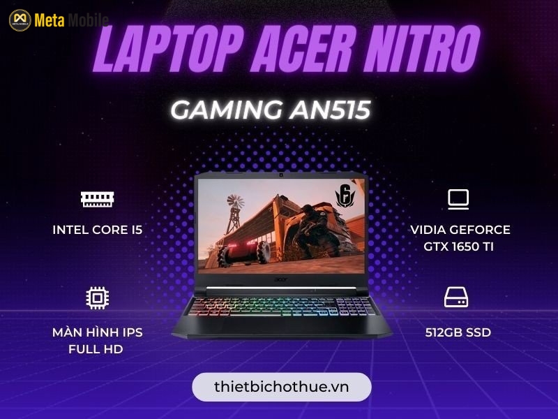 Laptop Acer Nitro Gaming AN515 56 51N4 i5