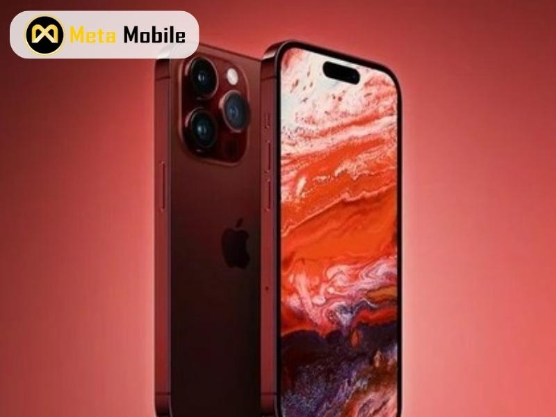 iPhone 15 màu đỏ mận